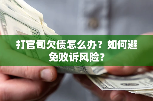武汉打官司欠债怎么办？如何避免败诉风险？