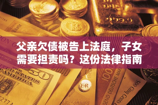 武汉父亲欠债被告上法庭，子女需要担责吗？这份法律指南必须看完