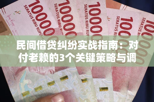 武汉民间借贷纠纷实战指南：对付老赖的3个关键策略与调解盲区解析