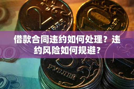 武汉借款合同违约如何处理？违约风险如何规避？