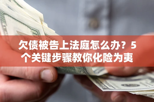 武汉欠债被告上法庭怎么办？5个关键步骤教你化险为夷